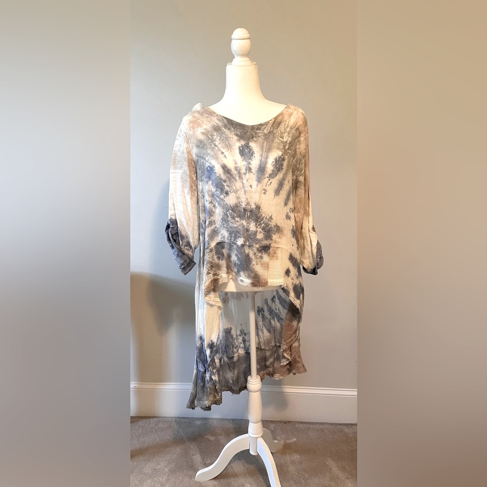 Long Sleeve Shirt & Flowy Pants Set | Belle France
